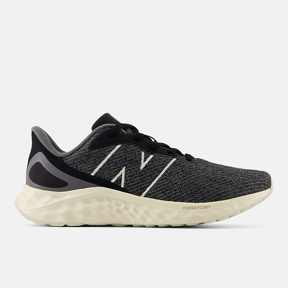 New Balance Fresh Foam Arishi v4 Shoes Black with Castlerock and Angora